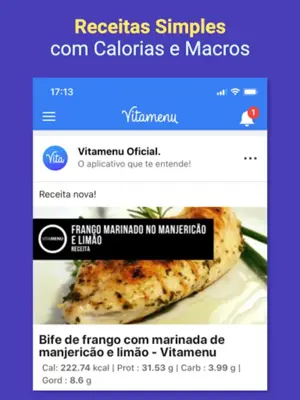 Vitamenu Reeducação Alimentar android App screenshot 11